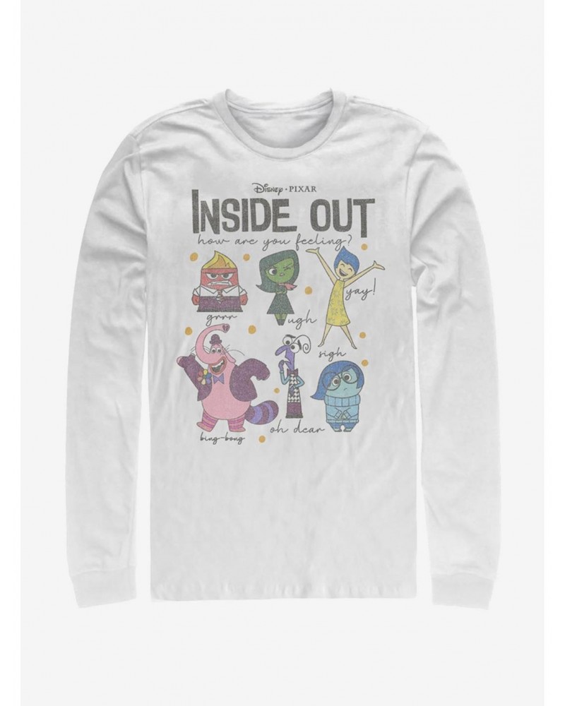 Disney Pixar Inside Out How Are You Feeling Long-Sleeve T-Shirt $12.50 T-Shirts