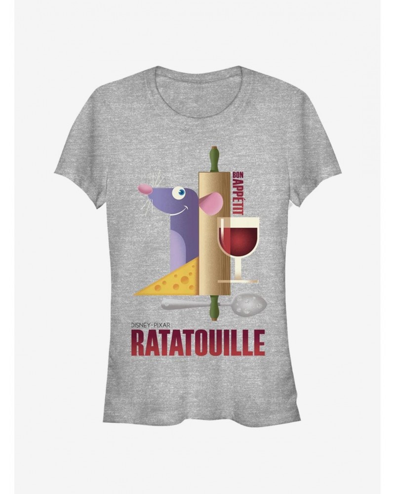 Disney Pixar Ratatouille Bon Appetit Poster Girls T-Shirt $10.21 T-Shirts