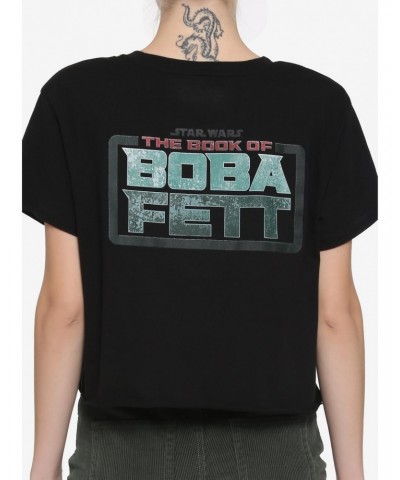 Star Wars The Book Of Boba Fett Throne Girls Crop T-Shirt $3.17 T-Shirts