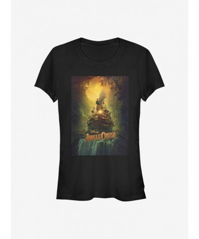 Disney Jungle Cruise Poster Girls T-Shirt $11.70 T-Shirts