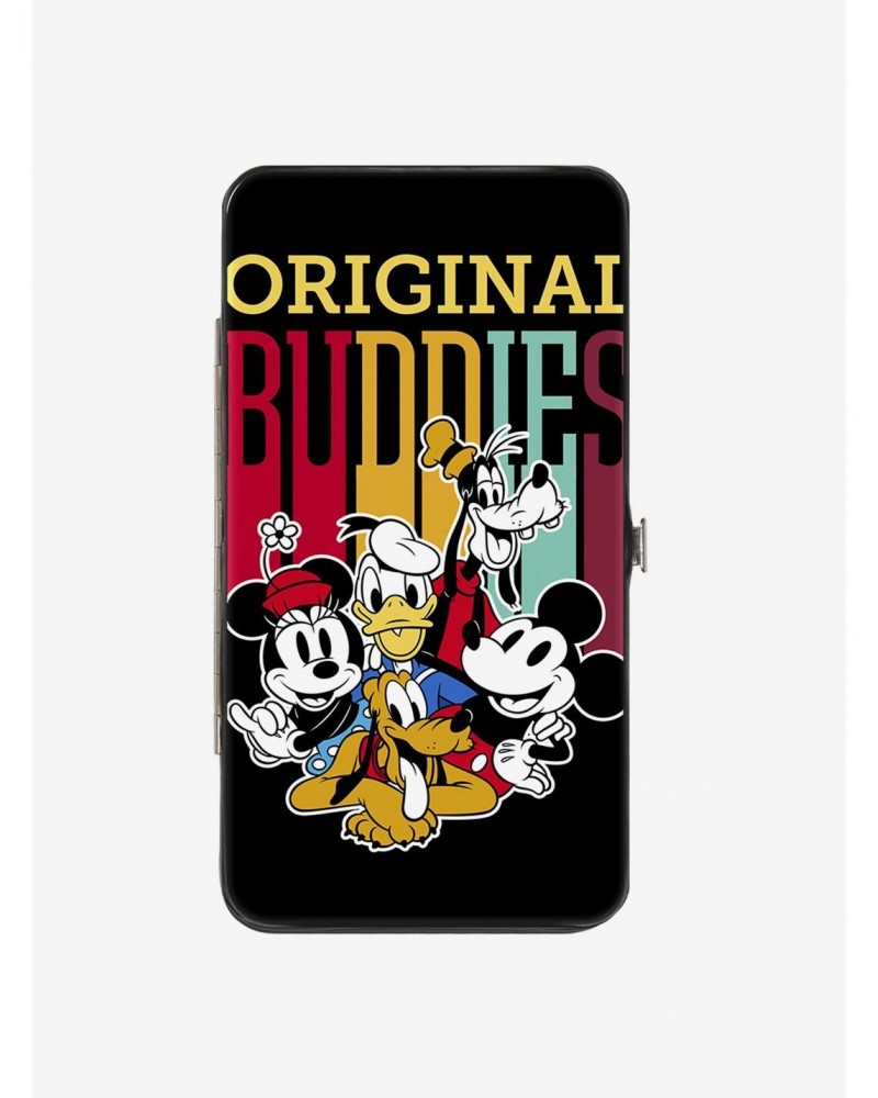 Disney Mickey Mouse and Friends Original Buddies Group Pose Hinged Wallet $12.83 Wallets